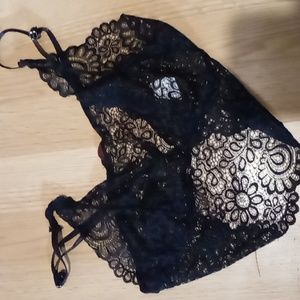 Women's Lace Black Lace Lingerie